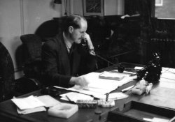 Bill Holdsworth, In His Office, 1959