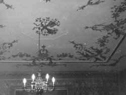 Ballroom ceiling at Bellinter, 1960