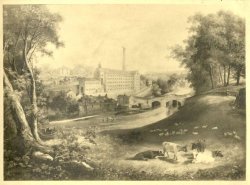 The site at Shaw Lodge Mills, 1830