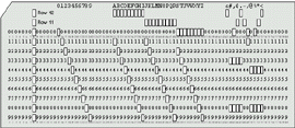 Punched Computer Card