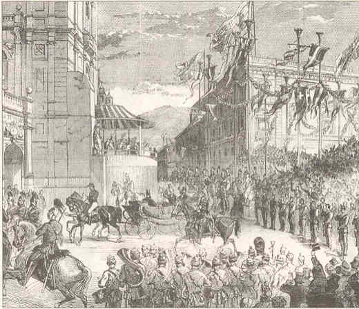 Opening Halifax Town Hall, 1863