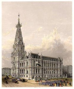 Town Hall, Halifax, 1863